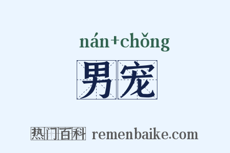 男宠是什么意思的图片
